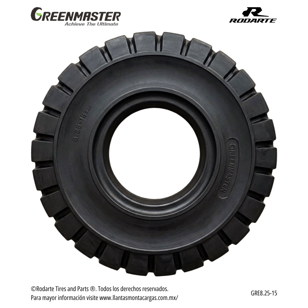 8.25-15 (6.50) GREEN MASTER